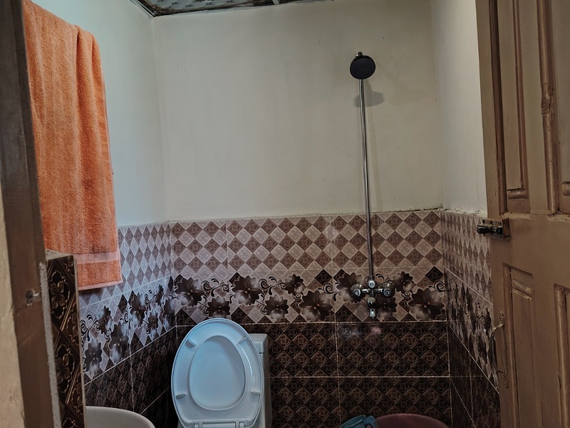 Separate washroom for camping at Parbat 4 Seasons Resort Rupal