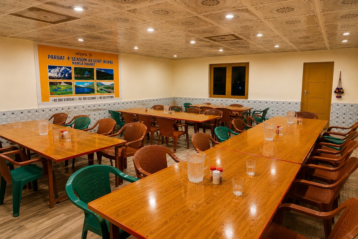 Parbat 4 Seasons Resort Rupal Dining Area